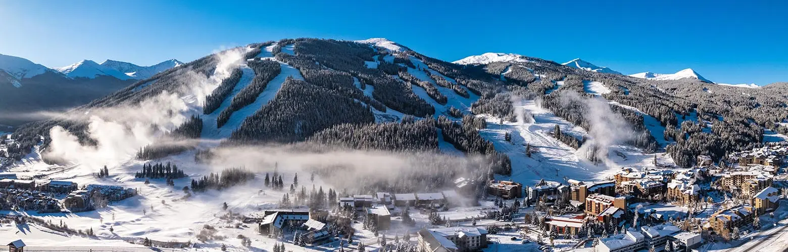View of Copper Mountain during Snowmaking